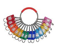 Mocturnity Organizer per chiavi ad con 16 moschettoni e con finestra per anelli e etichette