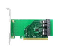 Mocturnity Scheda Adattatore PCIe a U.2 PCIe 4.0 X4X8X16 a 4 Porte SFF-8643 Scheda Di Estensione SSD U.2 NVMe SSD