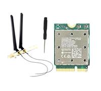 Mocturnity Scheda Wireless Tri Band WiFi 7 QCNCM865 con Bluetooth 5.4 Adattatore di Rete Wireless 2,4G/5G/6GHz per Win11