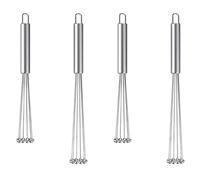 Mocturnity Set di frullatore per uova con filo a sfera in acciaio inossidabile 4 pezzi adatto per cucinare, frullare, mescolare