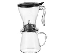 Mocturnity Tazza da caffè con filtro di grande capacità con coperchio, infusore per caffè e tè, a goccia a mano, caffettiera per gelati