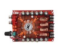 Mocturnity TDA7498E 2X160W Scheda Amplificatore Audio Doppio Canale, Compatibile con Modalità BTL 1X220W Single Canal, DC 24V Modulo Amplificatore di Potenza Stereo Digitale per Automobile