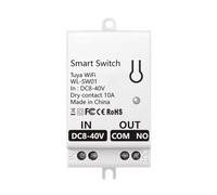 Mocturnity Tuya Smart WiFi Modulo di commutazione a contatto a secco 10 A Home Universal DIY Breaker Relay funziona con Smart Life DC 8-40 V