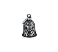 MOCY BELL - Clochette Moto pour la Protection et la Bonne Chance Ride to Live Crâne HD Vintage