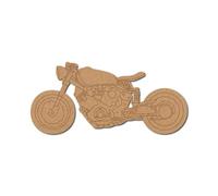Mod. 2 Medite MDF pre-marcato per moto, 7,6 cm/25,4 cm