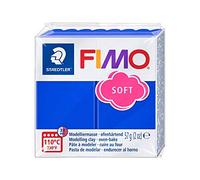 Staedtler 8020 Blocco di pasta modellabile Fimo, 59 gr, blu (brillantblau (33))