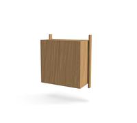MOD Modello 13 Sistema di Scaffalature 2x875 Binario + Mobile Rovere
