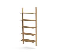 MOD Modello 3 Sistema di Scaffalature 2x1925 Binario + 5 Ripiani Rovere
