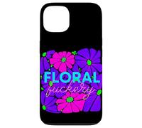 Mod Retro Colorato Adulto Floreale Gen Z Pop Art Humor Sarcasmo Custodia per iPhone 13