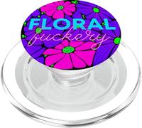 Mod Retro Colorato Adulto Floreale Gen Z Pop Art Humor Sarcasmo PopSockets PopGrip per MagSafe