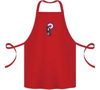 Mod Scooter Simbolo Logo Moto Cotone Grembiule 100% Biologico