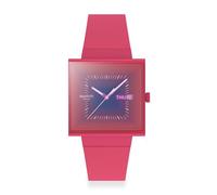 Swatch SQUARELY Berry - SO34R700, Rosa