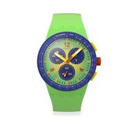 Swatch Orologio Flowing Freshly, Verde, Moderno