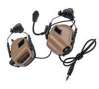 MOD3 Tactical Communication Hearing Protector for Team Wendy Helmets (Coyote Brown)