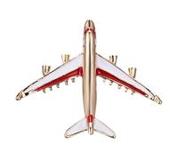 Moda 3D Spilla per Aeroplano Smalto Spille in Metallo Color Oro Spilla Modello di Aeroplano Gioielli per Vestiti Clip per Vestiti Handy And Professional