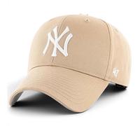 Moda \'47 Brand Cappellino Raised Basic New York Yankees Unisex Khaki