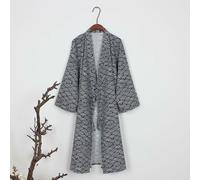Moda Accappatoio Casual Cotone Casa Kimono Yukata Giapponese Abbigliamento
