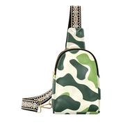 Moda alla moda Olive Moss Green Print borsa a tracolla moda per le donne antifurto per il pacchetto di giorno