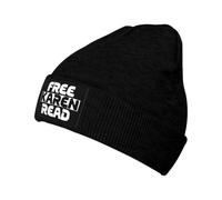 Moda All'Aperto Cappello in Maglia Free Karen Read Lavorato a Maglia Cappello Beanie Berretto da Corsa per Sci,Uomo,Invernale