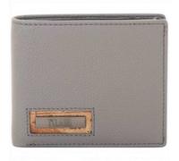 Moda Alviero Martini 1 Classe Portafoglio Western Leather Uomo Grigio City Pelle