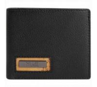 Moda Alviero Martini 1 Classe Portafoglio Western Leather Uomo Nero in Pelle