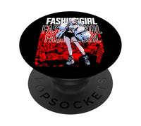 Moda anime ragazza Stile estetico PopSockets PopGrip Adesivo