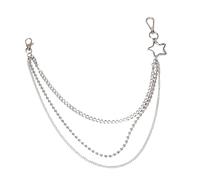 Moda antiruggine della gioventù della cinghia a catena del metallo di durevolezza per la vita alla moda del metallo delle prestazioni della via, Misura unica, come descritto, come descritto