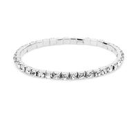 Moda Argento Colore Elastico 1/2/3/4/5 Righe Braccialetto Cavigliera Catena alla Caviglia Strass Piede Gioielli Braccialetto di Cristallo Fashion in Practical