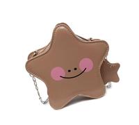 Moda Avanti Modello Stella Piccola Borsa Densa Crossbody Piano Impermeabile Sostanza Semplice Viso per l'Esistenza Città PU Tiny Bag, Kaki, Bellezza di massa