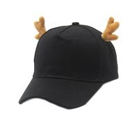 Moda Baseball Per Le Donne Cervo Cappello Da Baseball Per Strada Indossare All'aperto Escursionismo Campeggio Parasole Copricapo, nero marrone drag, Taglia unica