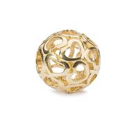 MODA Bead in Oro Coperta di Cuori TROLLBEADS - TAUBE-00119