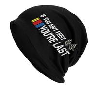 Moda Berretto Maglia,If You Ain't First You're Last,Beanie Cappello,Traspirante Teschio Cappello per Uomo,All'Aperto,Donna