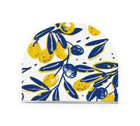 Moda Blue Olive Adventure Giallo Acrilico ospite portatovaglioli per esterni, sala da pranzo autoportante vintage dispenser di tovaglioli decorazione per la casa per bagno, ristorante