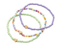 Moda Boho Love Catene Piede Gioielli Estate Boemia Spiaggia Fatto a mano Perline di Riso Cuore Cavigliera Braccialetti Per Le Donne s Pratico e professionale