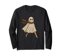 Moda Boo Ghost Runway Strut Divertente Tacchi Alti Sciarpa Sassy Maglia a Manica