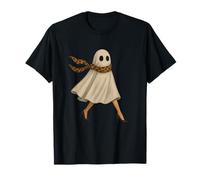 Moda Boo Ghost Runway Strut Divertente Tacchi Alti Sciarpa Sassy Maglietta