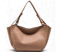 Gianni CHIARINI Pelle borsetta borsa a tracolla Bloom Hand Bag Clay marrone chiaro