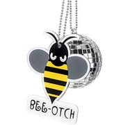 Moda Bumblebee Bling Ball Ciondolo Auto Decorazione Ornamento Appeso Regalo Specchietto Retrovisore Accessori Auto Interior ciondola