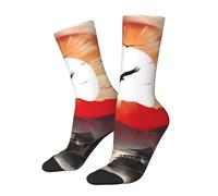 Moda Calzini Sportivi Sunrise Japanese Sunset Sport Calzettoni Unisex Calzini Donna per Outdoor Camminata Uomo 40cm