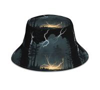 Moda Cappello Trekking,Light Breaks The Darkness Print Coppola da Pesca Anti UV Cappello da Pesca per Campeggio Estivo Primavera