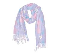 Moda cashmere sentire bella sciarpa per la cena Carino Acquerello Fiore Fiore Rosa Blu bufanda de invierno para mujer