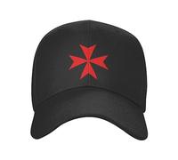 Moda Classica Malta Cavalieri Croce Berretto da Baseball Uomo Donna Traspirante Cavalieri Templari Crociate Cappello papà Sport Snapback Caps Cool