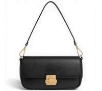 MODA Coccinelle Borsa a mano C-Me Lock Medium Donna Noir in Pelle grana