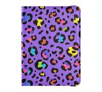 Moda Colore Leopard Viola Porta passaporto in pelle per le donne di viaggio per il viaggio Vaccino Card Holder Cover Combo Viaggio Passaporto Portafoglio per gli uomini Ultra Sottile