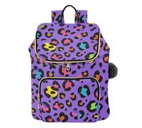 Moda Colore Leopard Viola Progettato Zaino per le Donne Grande Capacità Signore Palestra Bag Zaino da Viaggio per lo Shopping Sport Viaggi maletines para mujer de