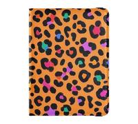 Moda Colore Leopardo Arancione Porta passaporto in pelle per le donne di viaggio per il viaggio Vaccino Caso Della Protezione Della Copertura Del Passaporto per le donne