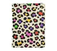 Moda Colore Leopardo Beige Cuoio carino passaporto titolare per viaggio Portafoglio Combo Badge ID Vaccino Card Holder Wallet per gli uomini Ultra Sottile