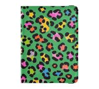 Moda Colore Leopardo Verde In Pelle Porta passaporto per le donne di viaggio per i documenti di viaggio Organizer Protector Passaporto Titolare per gli uomini Impermeabile