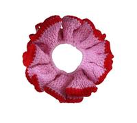 Moda Cotone Knit Scrunchies Colore Contrasto Elastico Capelli Legami Decorazione Per Capelli Per Acconciature Alla Moda