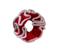 Moda Cotone Knit Scrunchies Colore Contrasto Elastico Capelli Legami Decorazione Per Capelli Per Acconciature Alla Moda